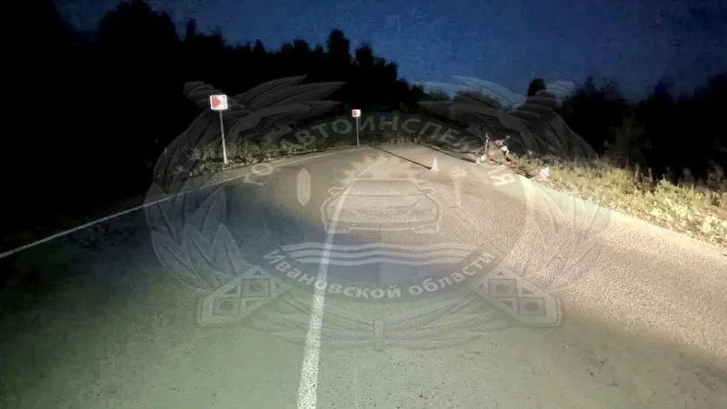 В Шуе пьяный мотоциклист попал в ДТП и травмировался